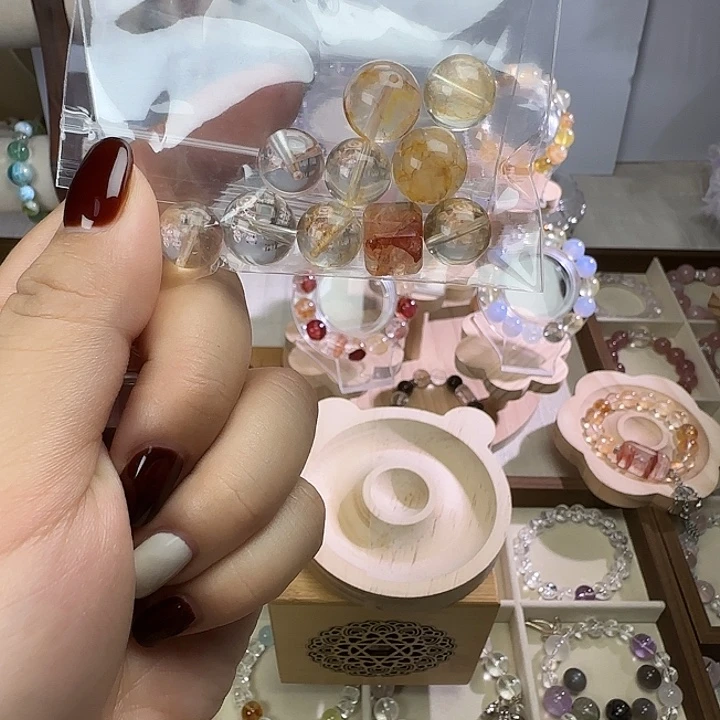 水晶未镶嵌摆件散珠