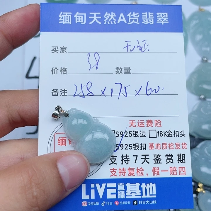 颈饰银S925镶嵌翡翠纯天然缅甸a货翡翠