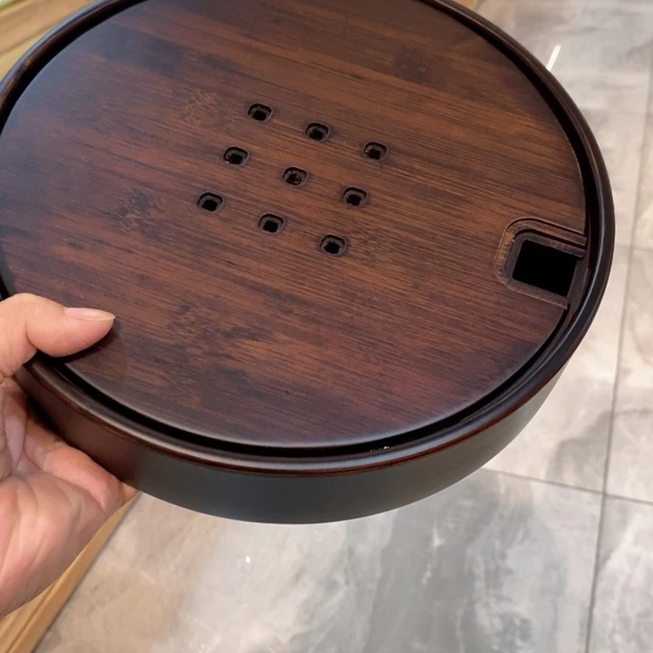 重竹圆茶盘竹茶盘