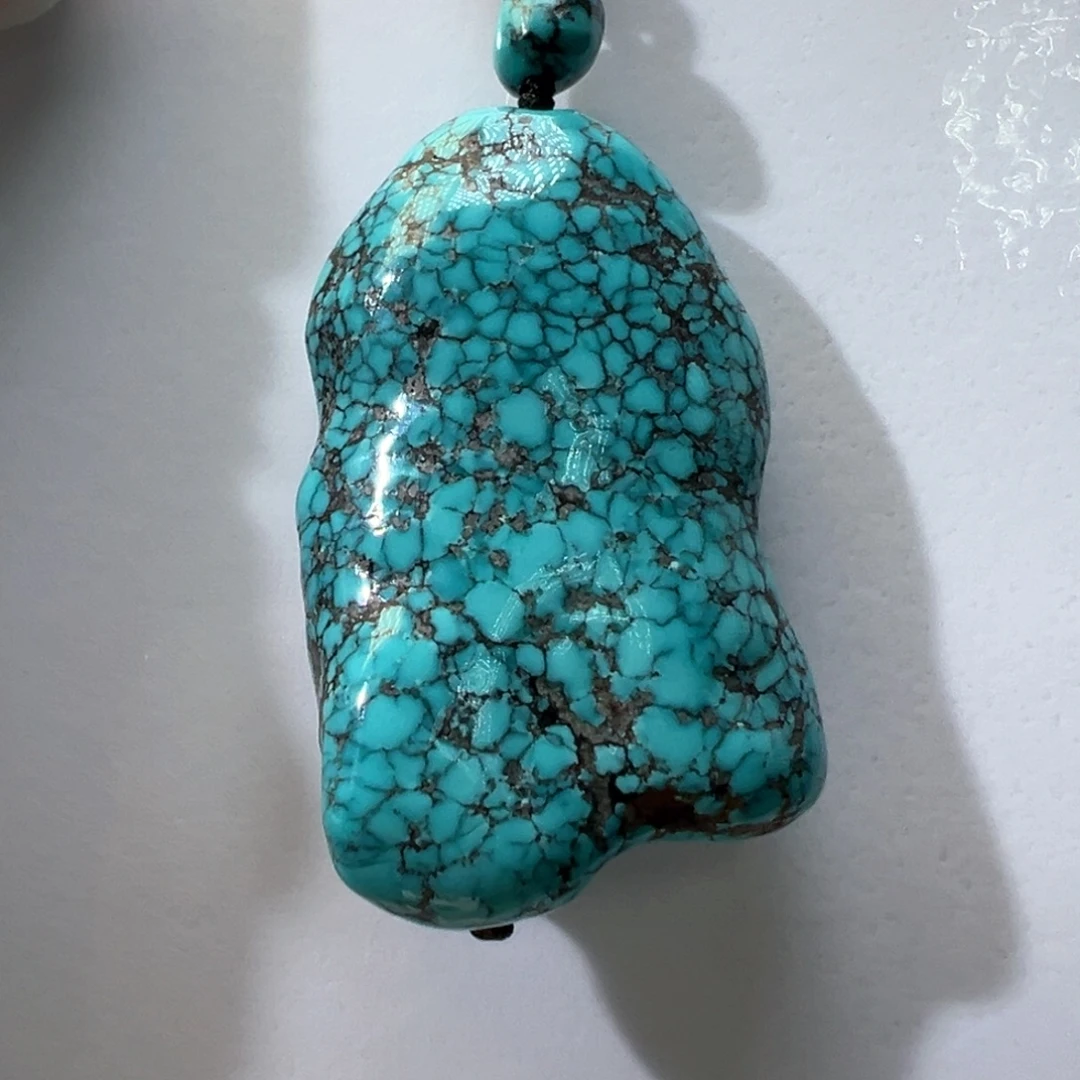 绿松石未镶嵌挂件