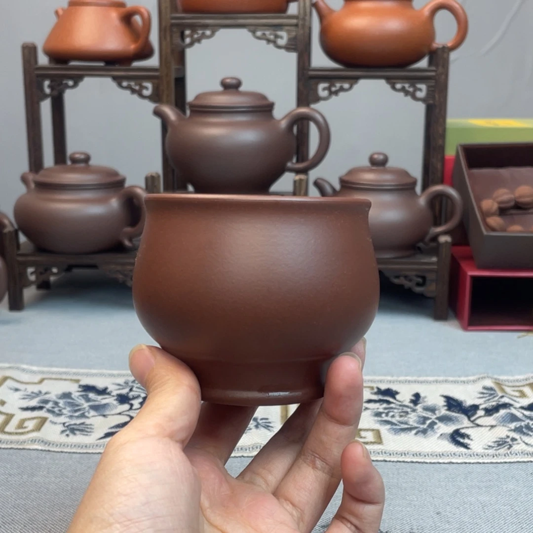 紫砂茶杯底槽清 主人杯