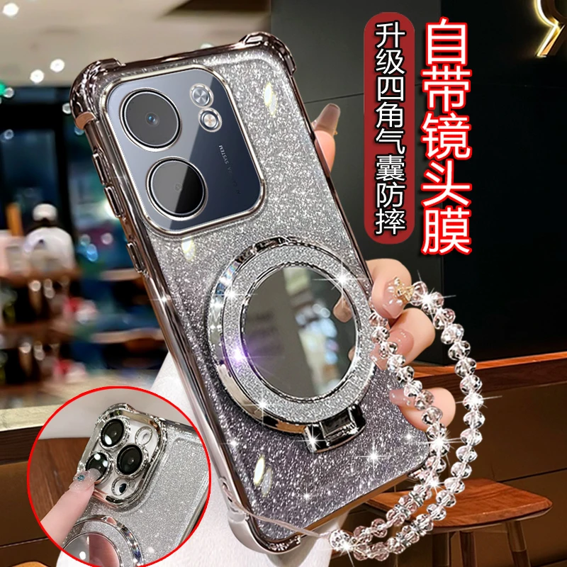 适用OPPOA5x手机壳新款PKW110镜头全包 oppa5x网红四角防摔闪粉壳
