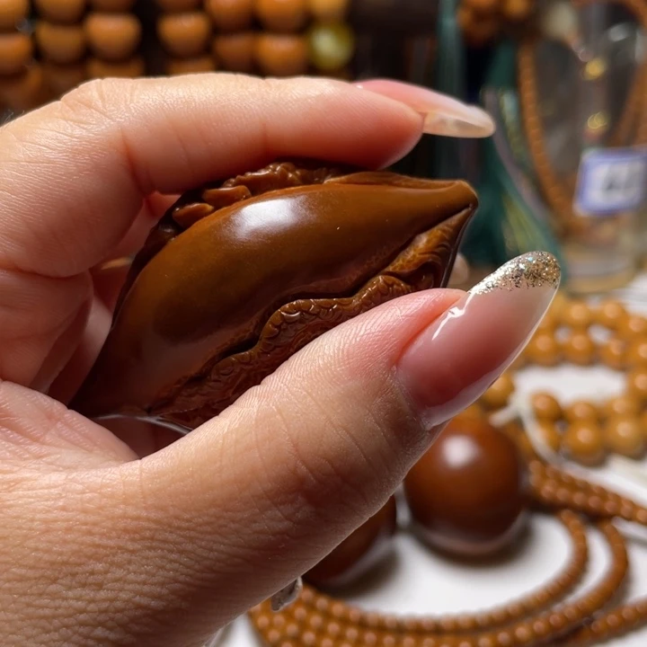 橄榄核手串/手链巴西大橄榄手工三面