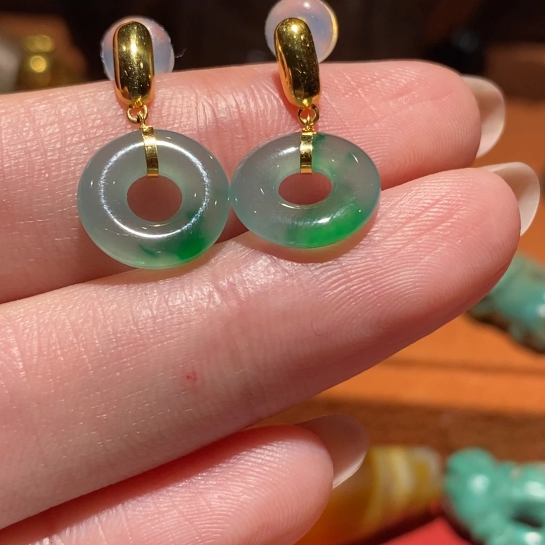 和田玉未镶嵌挂件风**痕