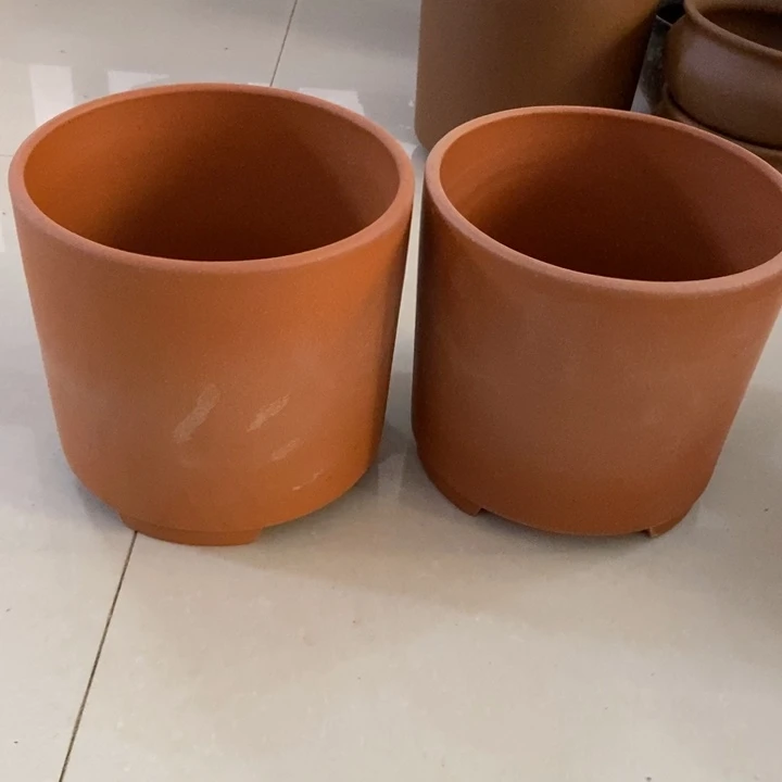 粗陶红陶绿植花盆838