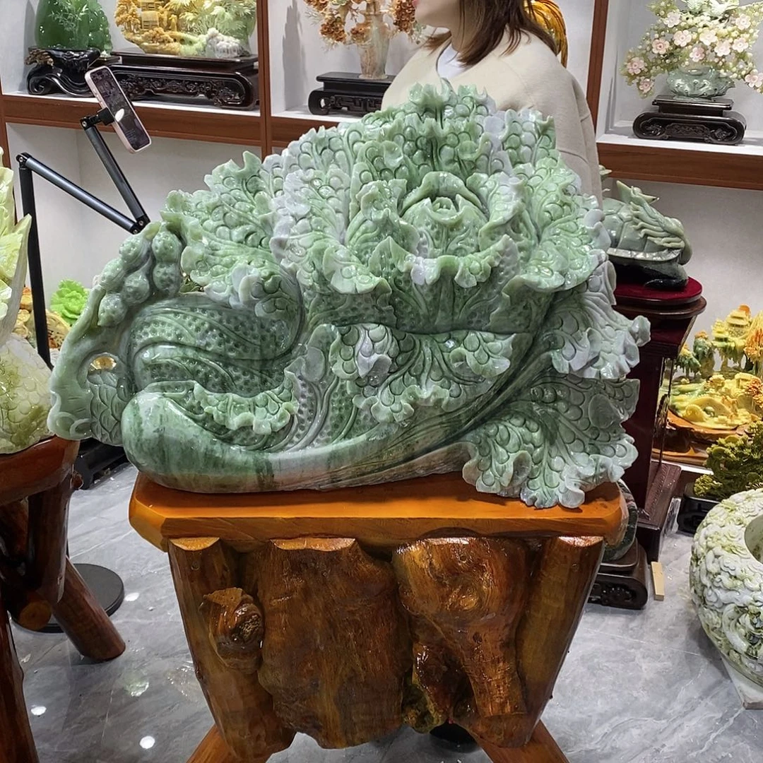 曹***丽玉山水摆件 玄关摆件