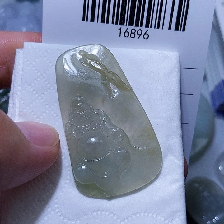颈饰未镶嵌翡翠天光墟翡翠市场现金代购