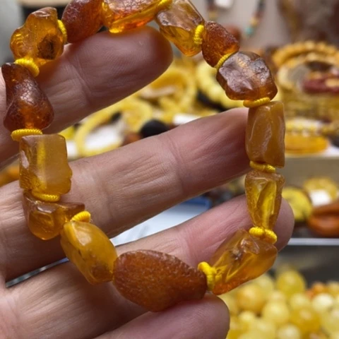 手串琥珀未镶嵌手串
