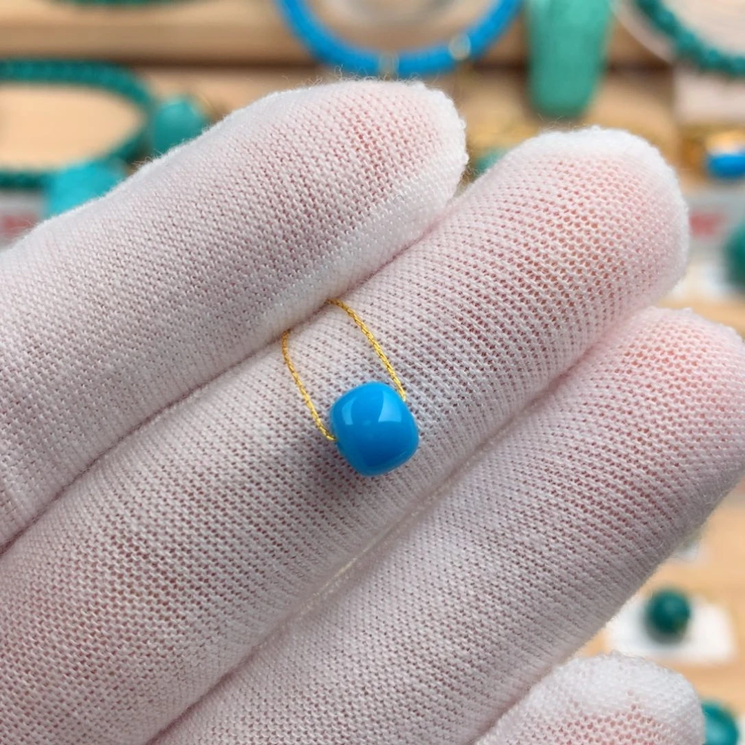 绿松石未镶嵌配饰6.2-5.3mm