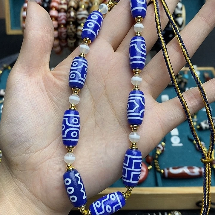 玛瑙/玉髓颈饰合金