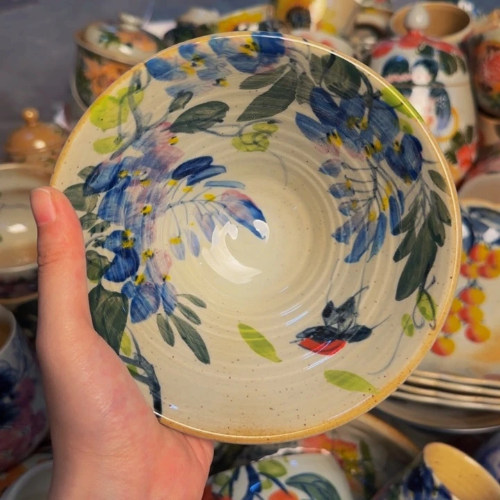瓷片景德镇陶瓷手工手绘