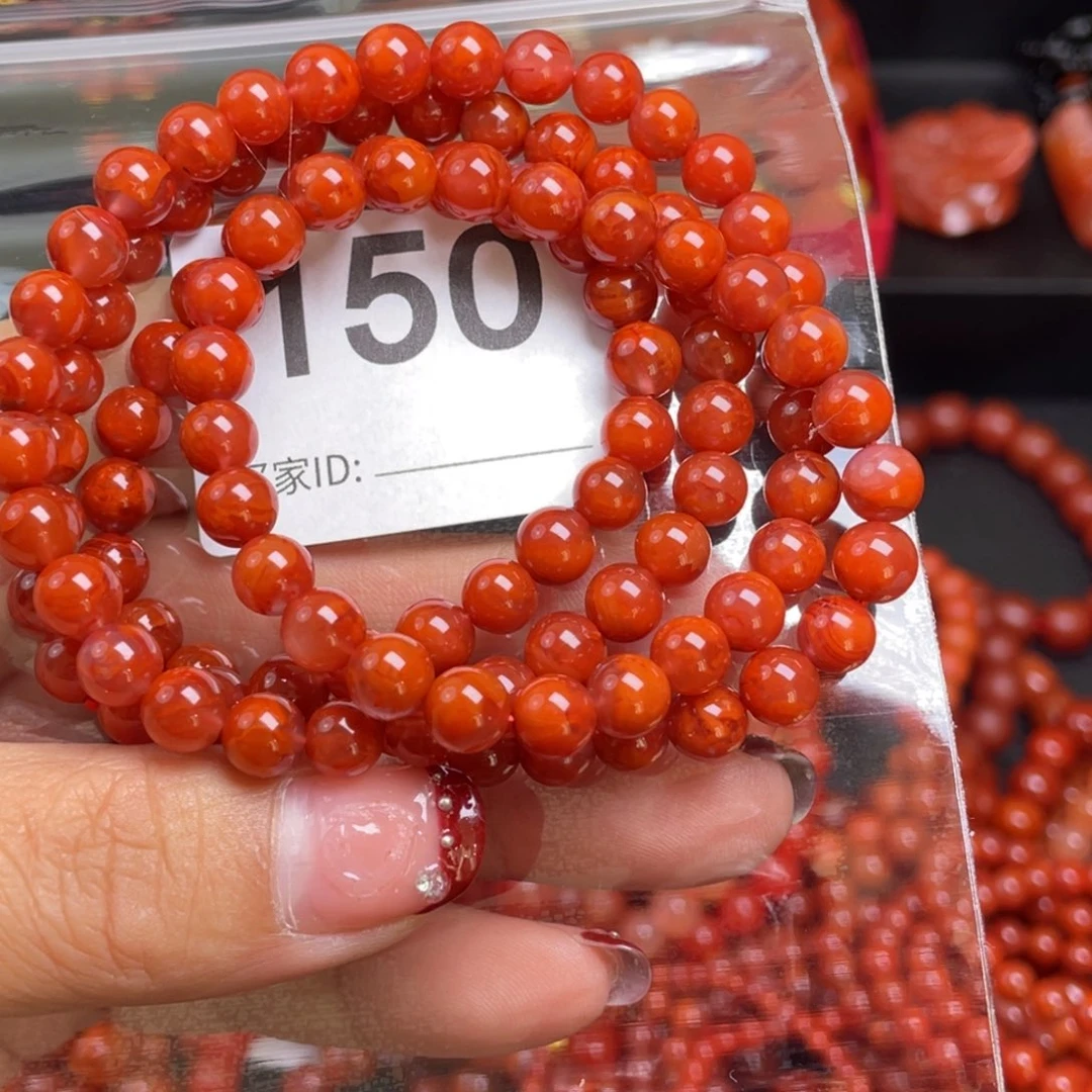 南红玛瑙手链未镶嵌酒*子