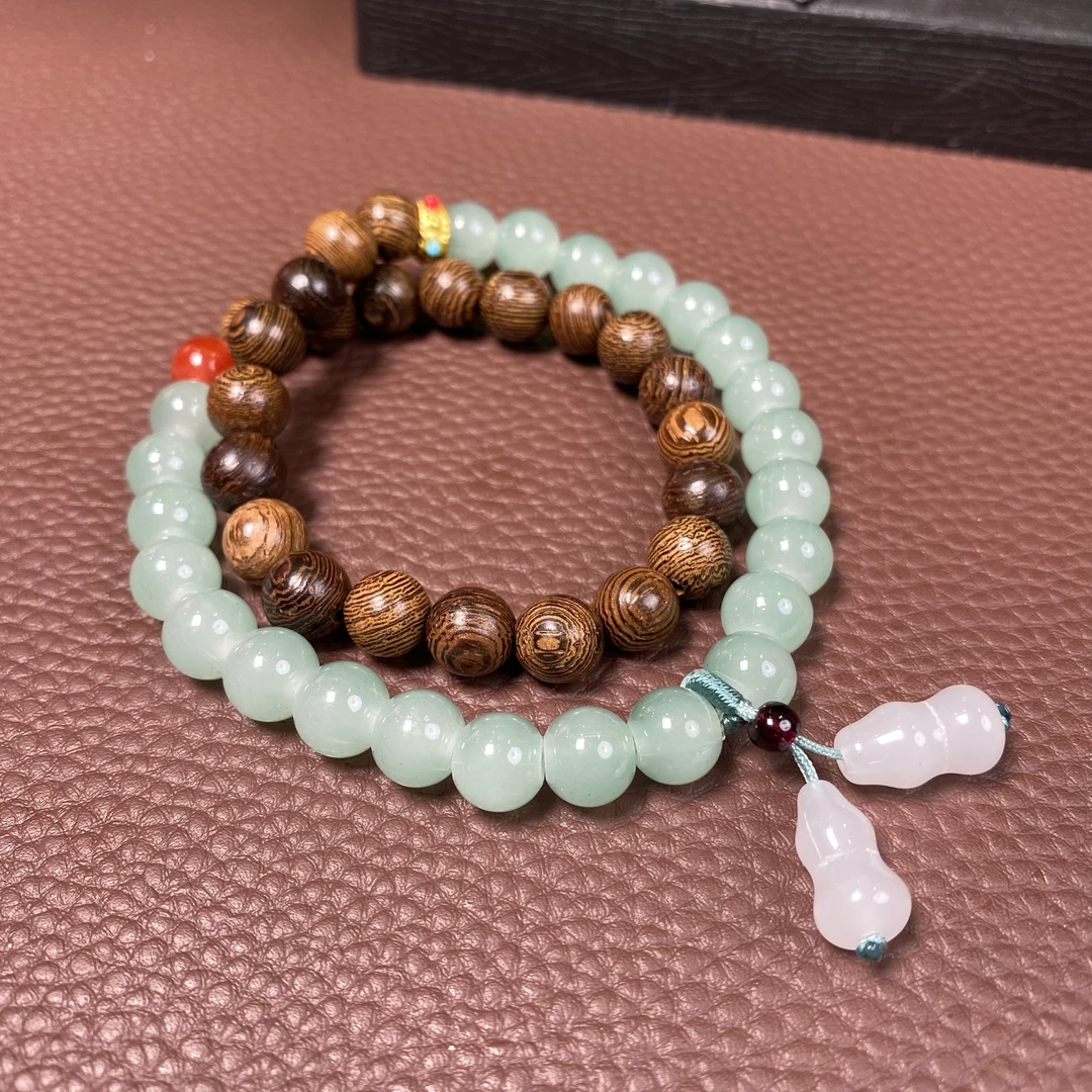 LZ09-鸡翅木半山水设计款手串