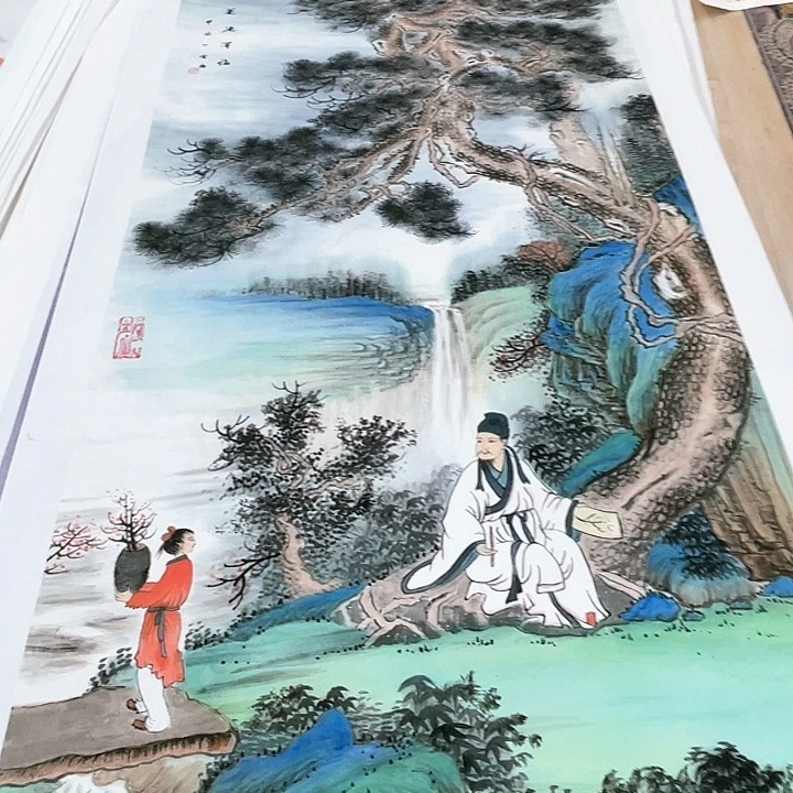 国画书画描金拓染金石传拓手写