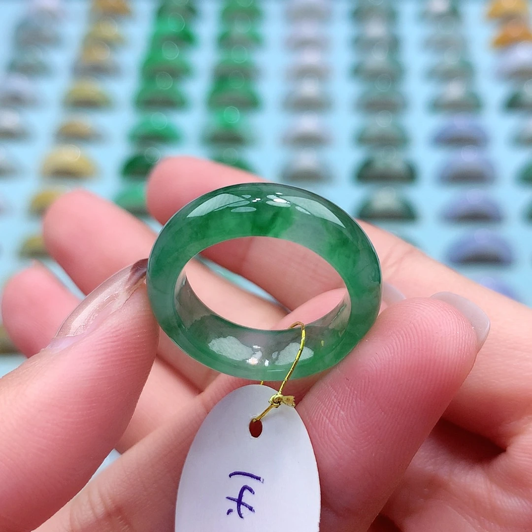 未镶嵌戒指翡翠1415圈