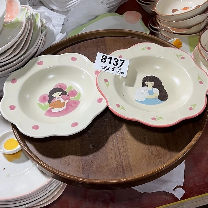 瓷微瑕外贸餐具8137