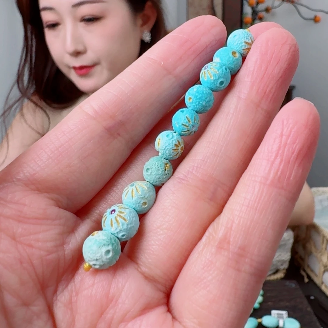 未镶嵌绿松石珠宝奇石