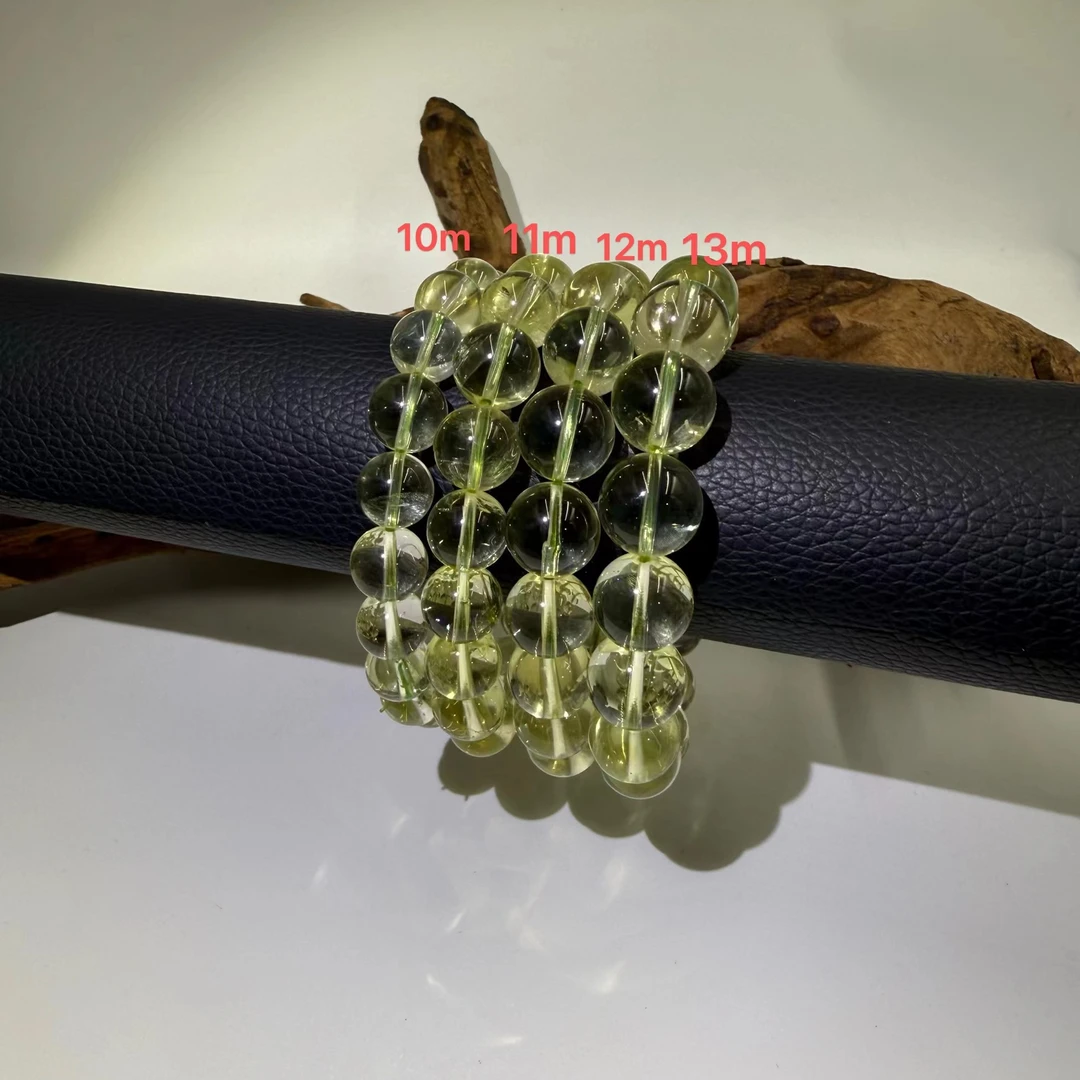 【爱上水晶】Z20 高阶竹叶青黄水晶手串 多样性发其一