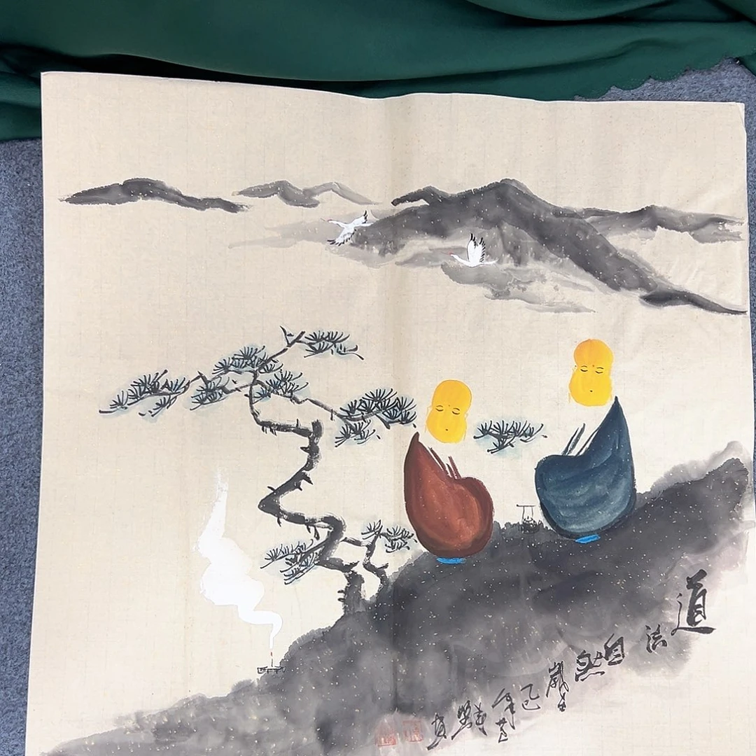 国画宣纸国画纯手绘作品