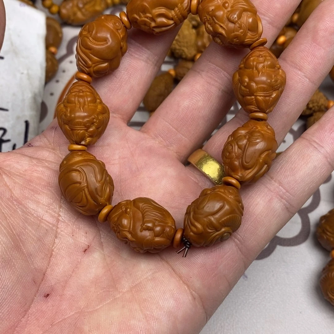 橄榄核手串/手链橄榄核橄榄核雕刻强