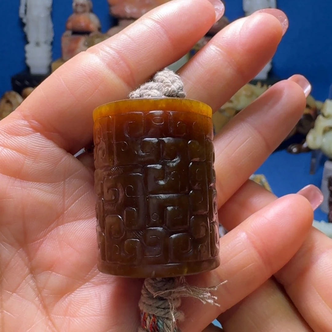 和田玉（糖玉）颈饰未镶嵌