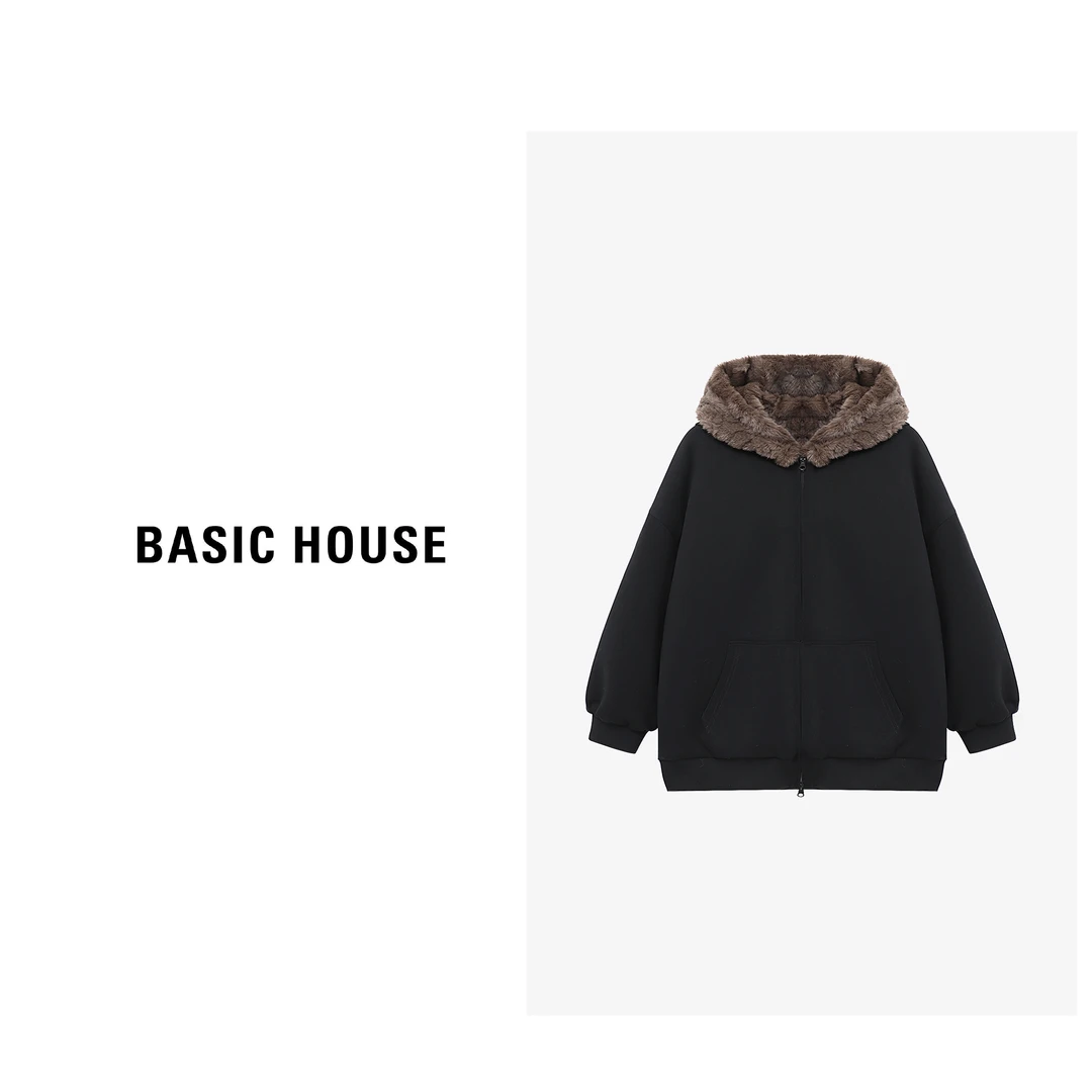 Basic House/百家好冬季时尚设计百搭女士休闲外套-B0625B5SSC2