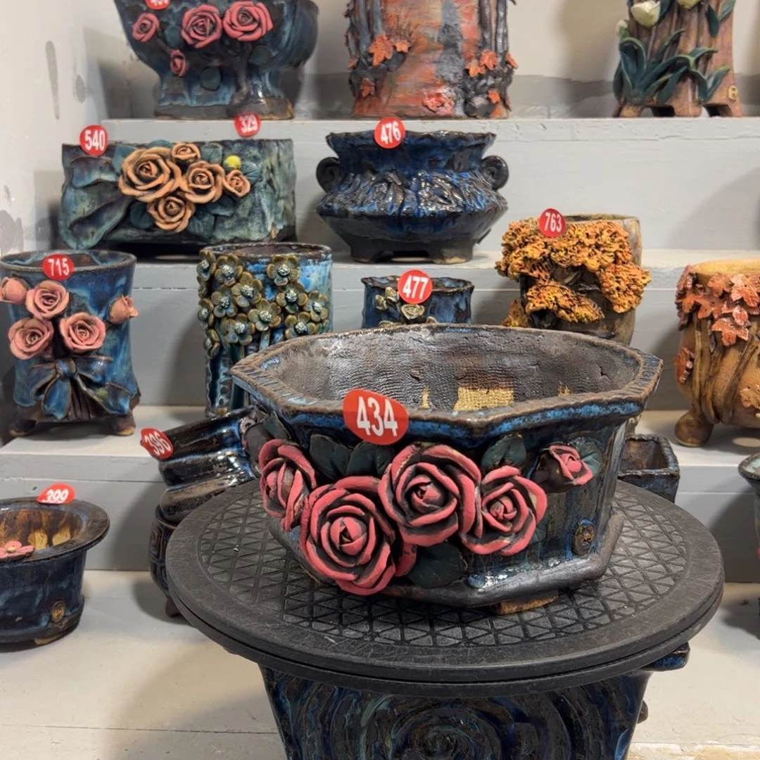 434 号陶然花器手工花盆