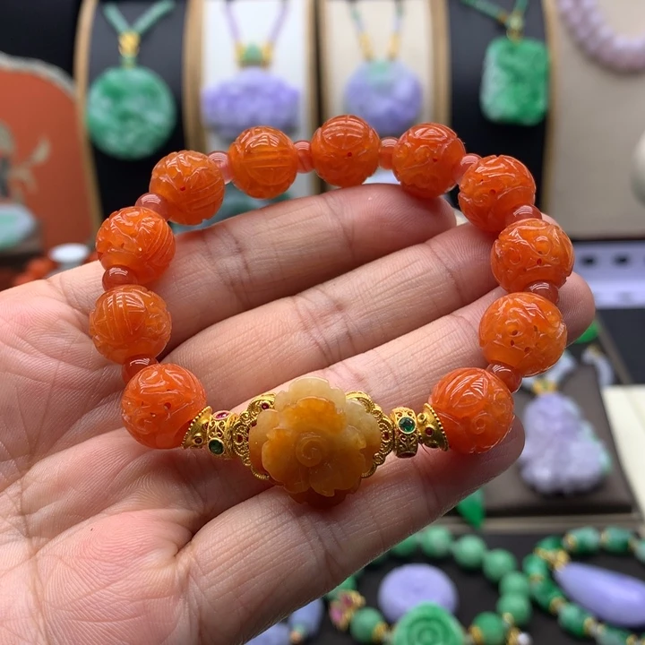 翡翠未镶嵌手链翡翠手链