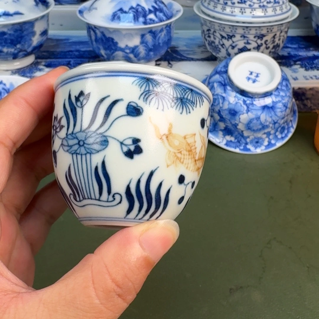 景德镇纯手绘茶具圆圆231