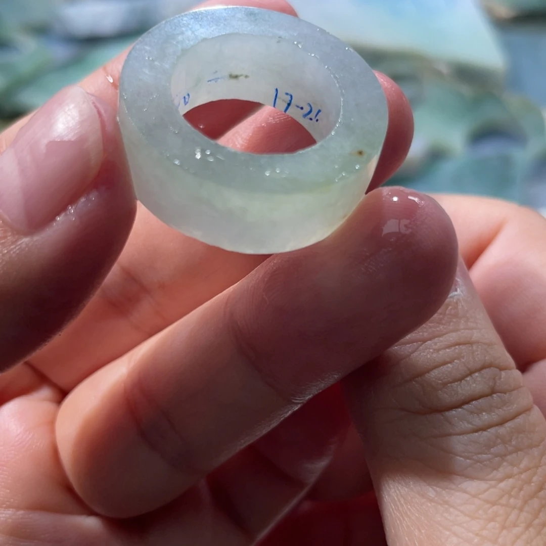 定制翡翠未镶嵌天然翡翠17-26冰晴