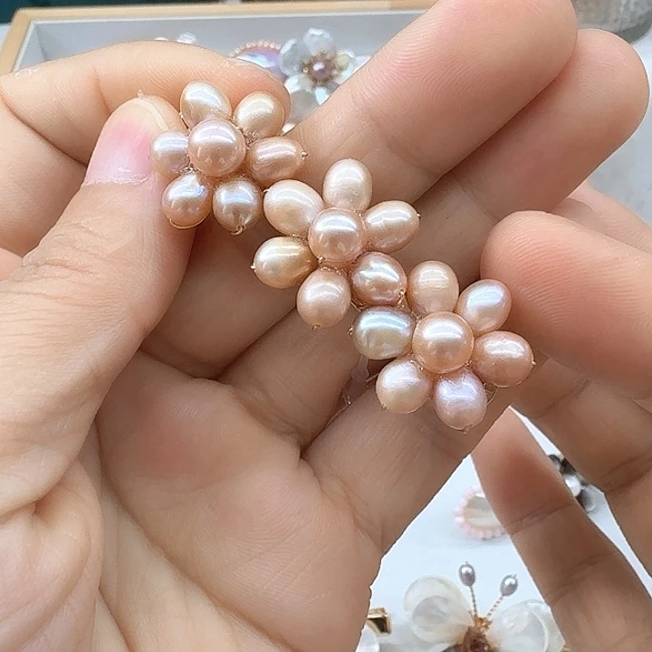 未镶嵌发饰淡水珍珠