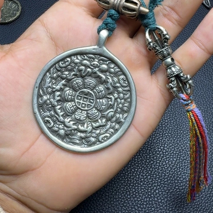 圆***易泥塑藏式风格九宫格..