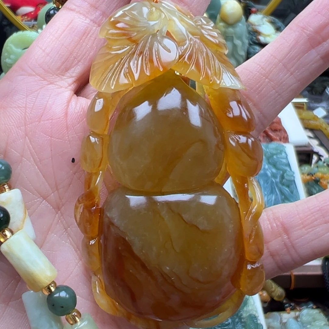 岫玉未镶嵌挂件挂件