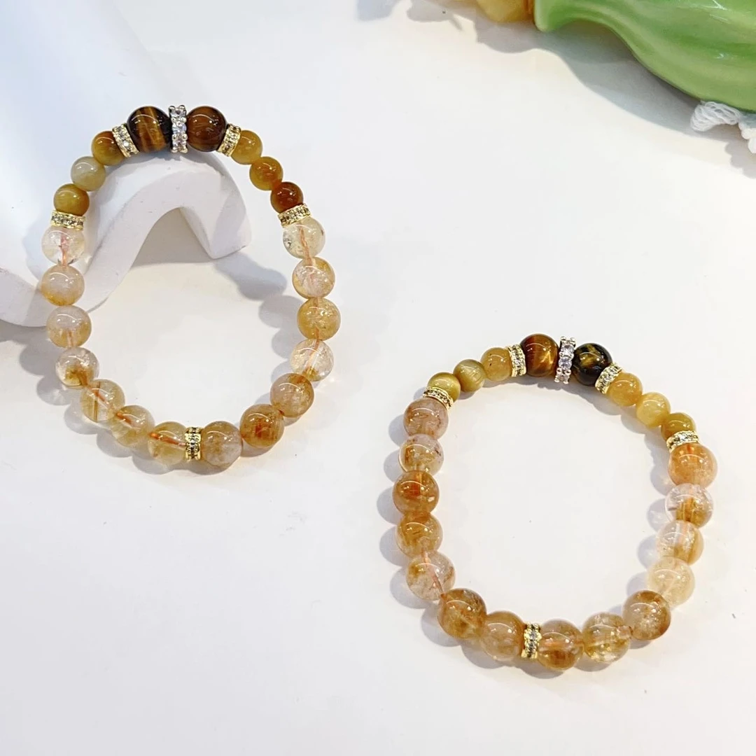 【小宝珠宝】11 T78894-水晶DIY单圈手串-多样性发一件-8mm