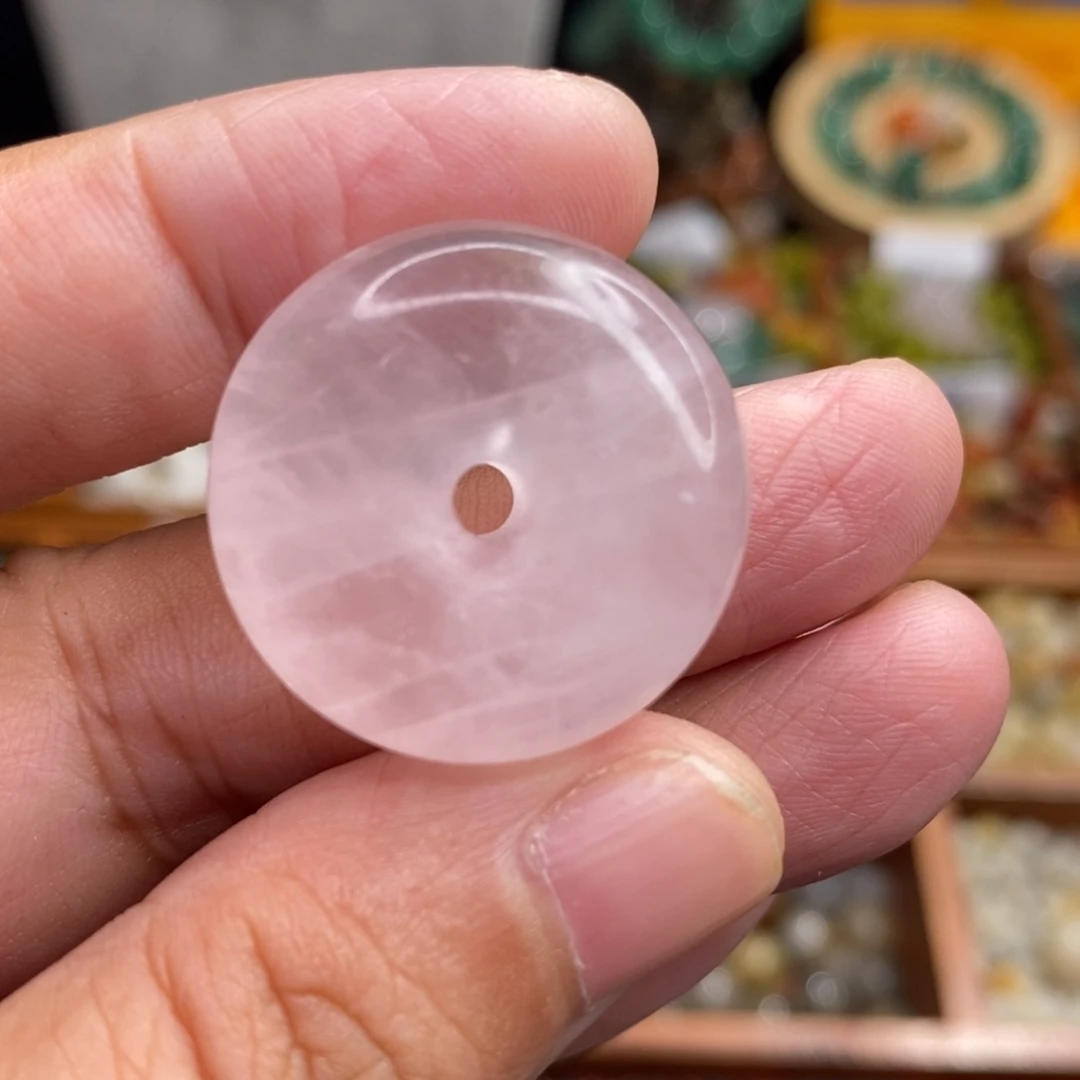 未镶嵌手串石英质玉心****漆水晶