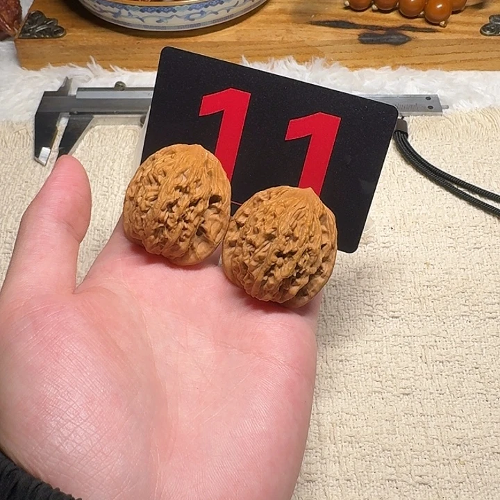 文玩麻核桃11号虎头