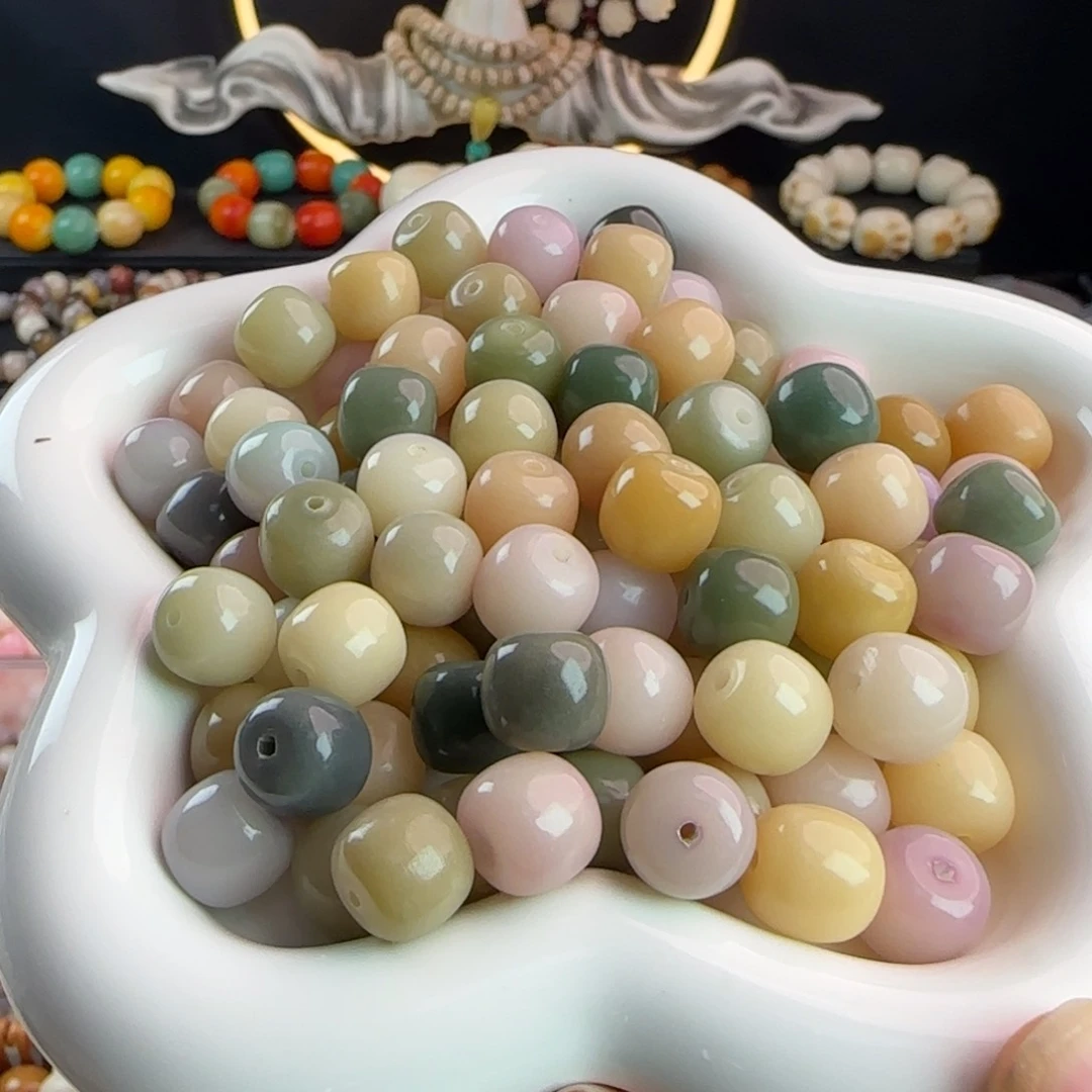 菩提根/象牙果吊坠卡12玛卡龙桶100卡牌➕100备珠