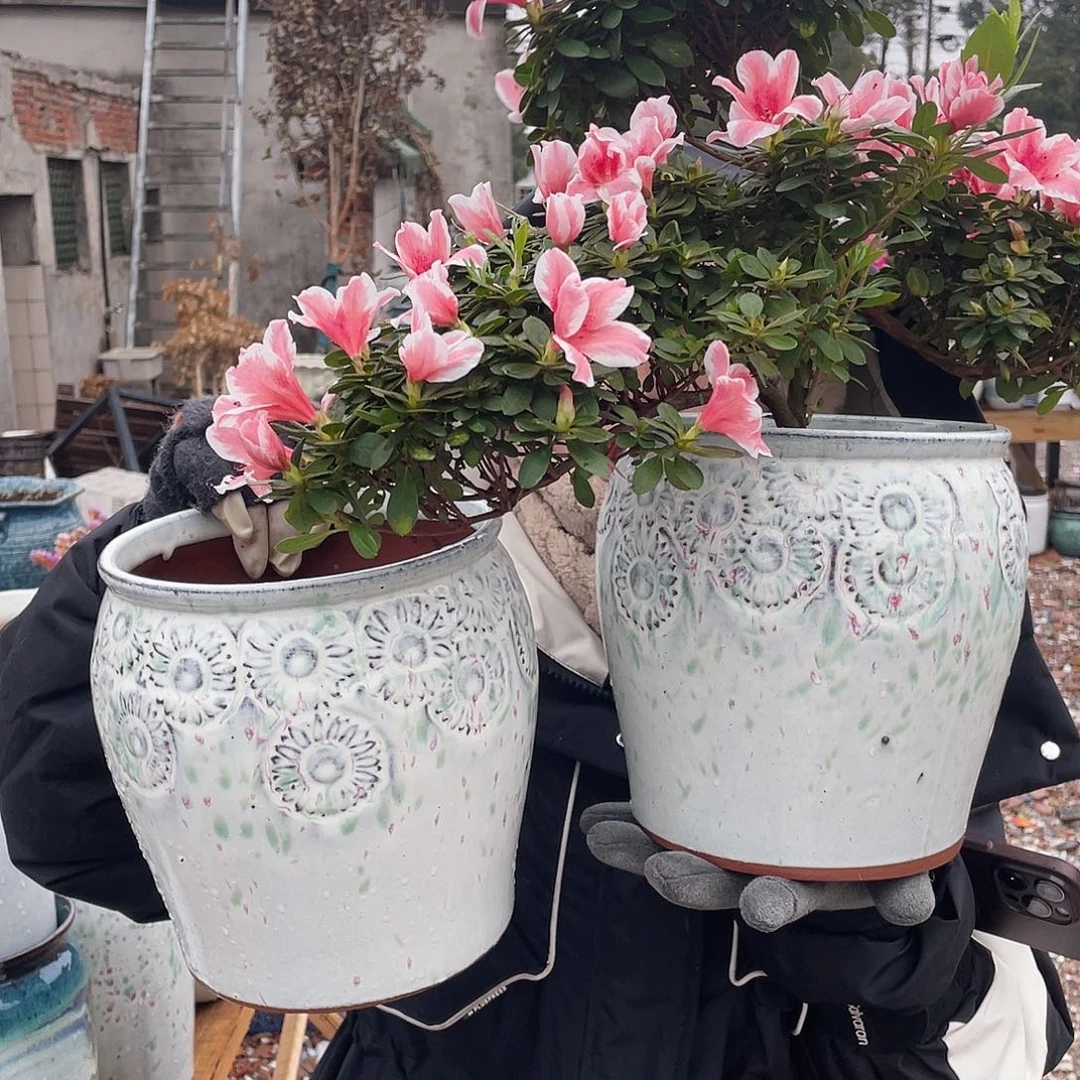 红陶王嫂花盆0201-444