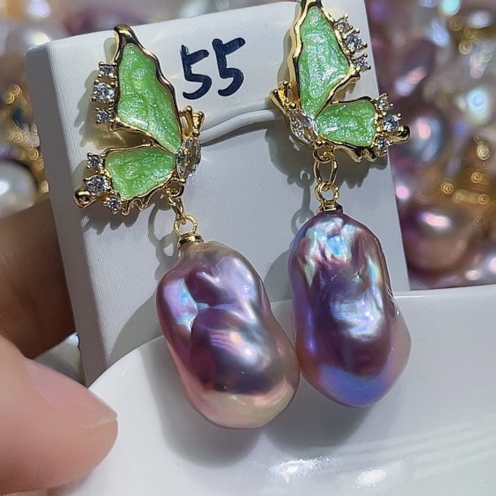 未镶嵌耳饰淡水珍珠