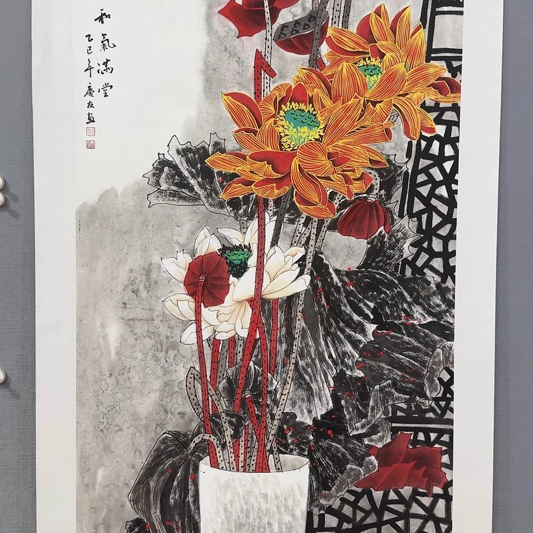国画庆友老师国画精品