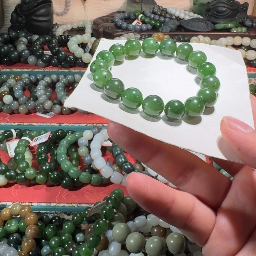 和田玉未镶嵌手链