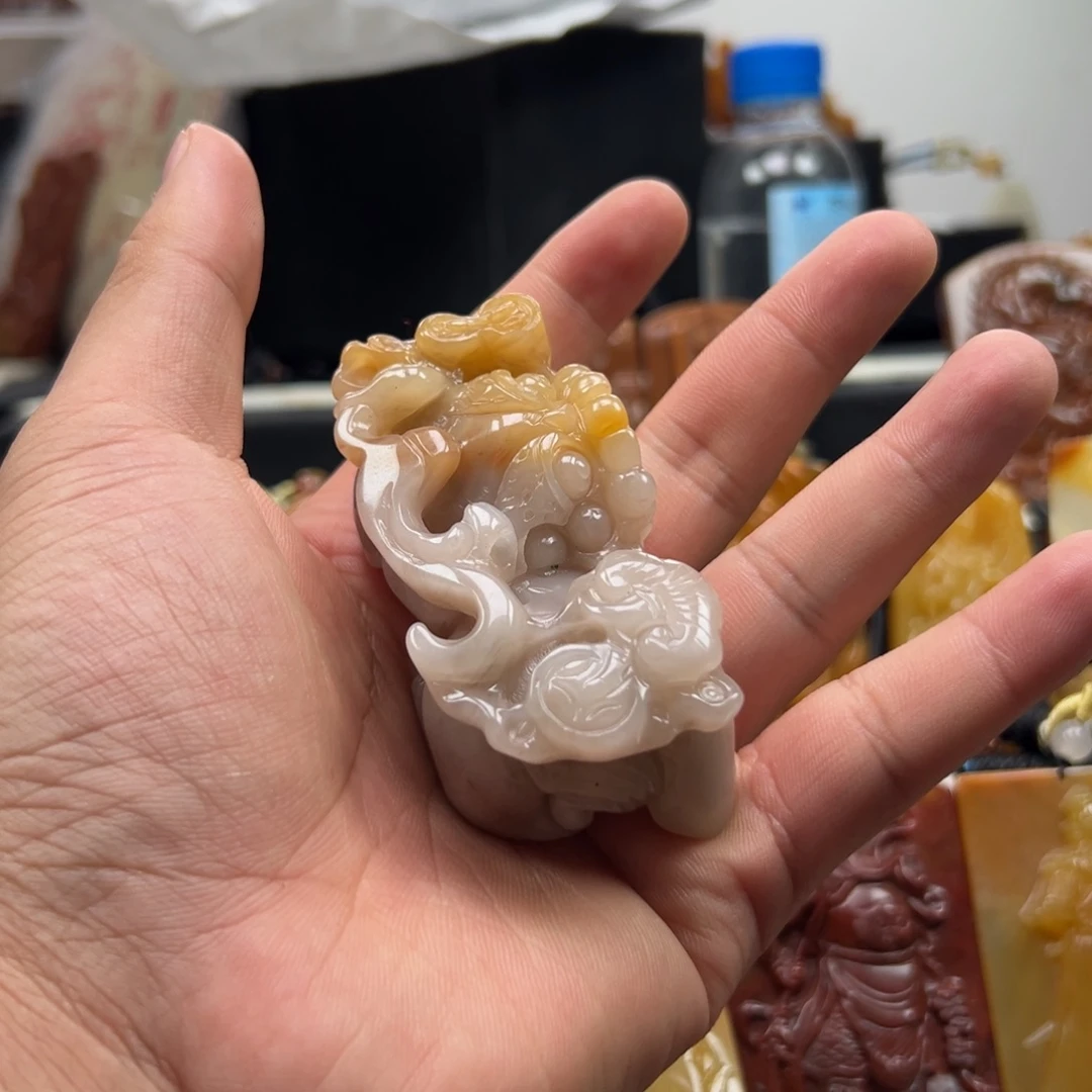 石英质玉（黄龙玉）未镶嵌多选一发货