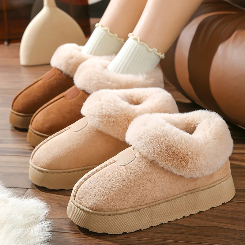 【直播专属】活动专享冬季加绒加厚雪地靴女厚底情侣棉鞋