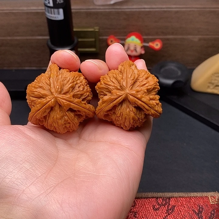 胖***a把件文玩核桃白奔