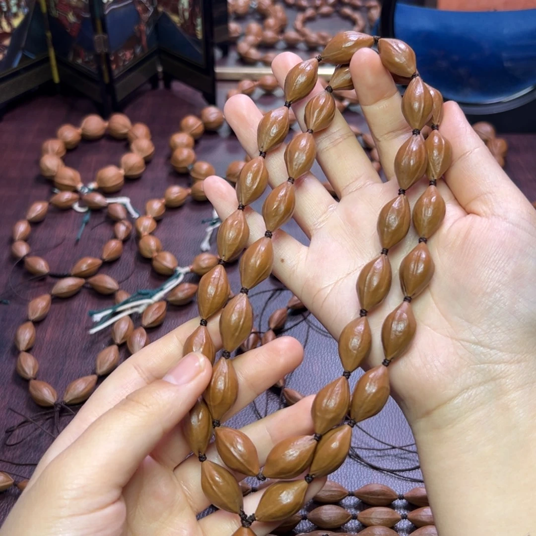 橄榄核手串/手链油 红皮 1.25 2.2左右 长