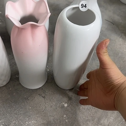 月***光瓷片瑕疵24厘米94号一对