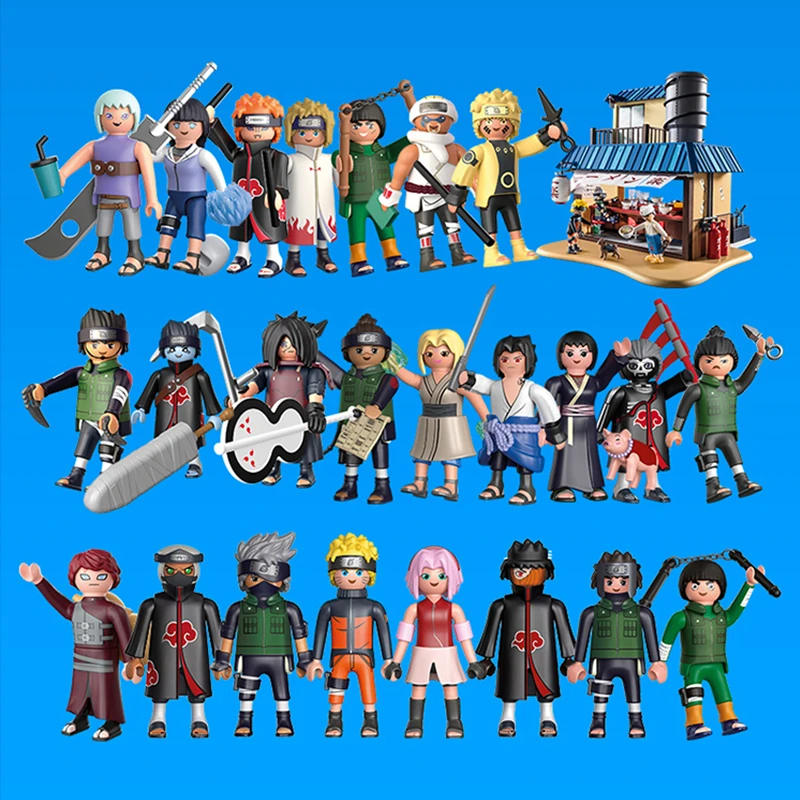 【非卖品】摩比世界经典收藏火影忍者明盒人偶系列（随机不指定款）