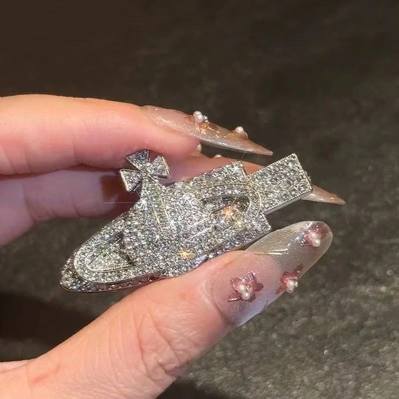 韩国原单快乐星球满钻发夹（一对）FJa708