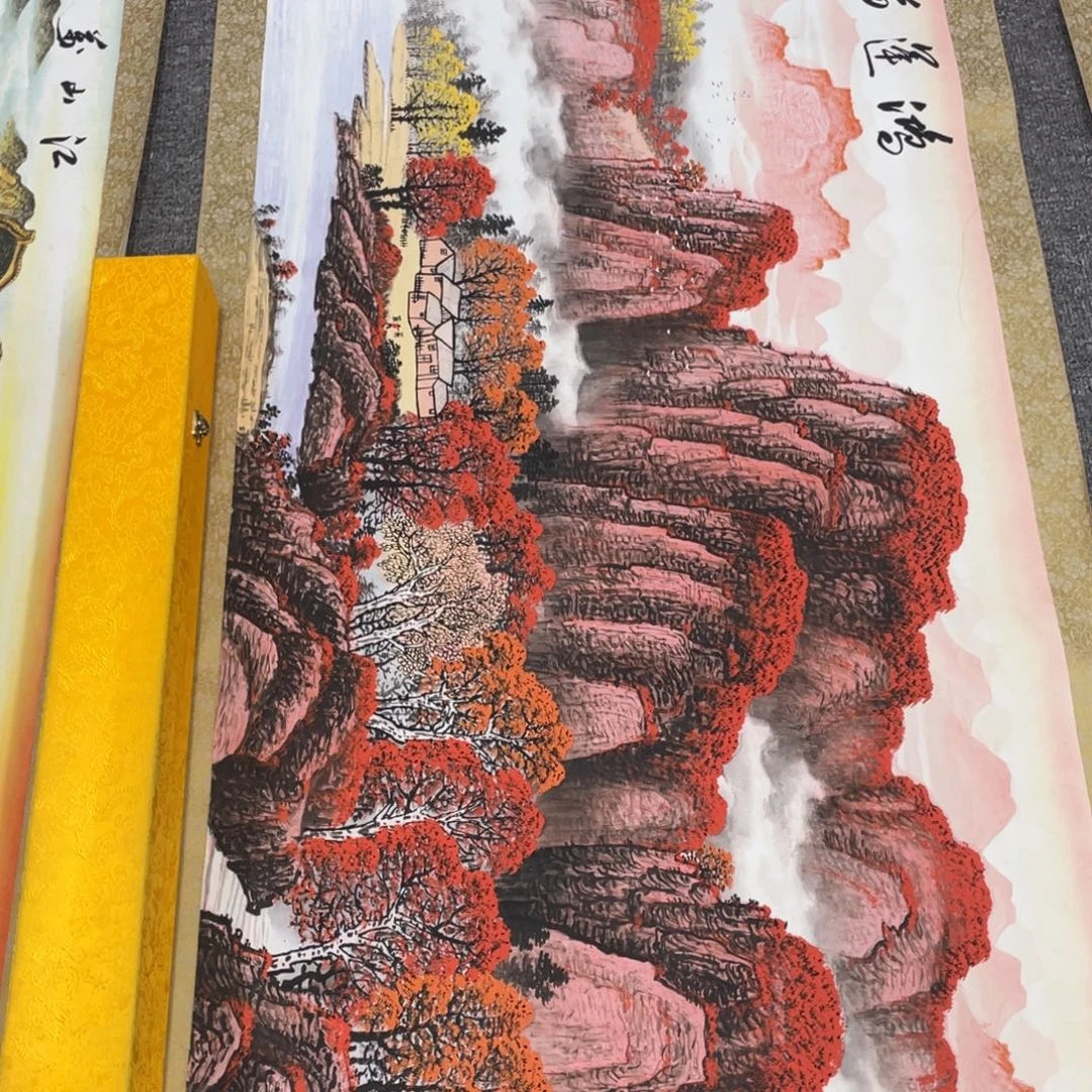 国画老师手笔手绘手y