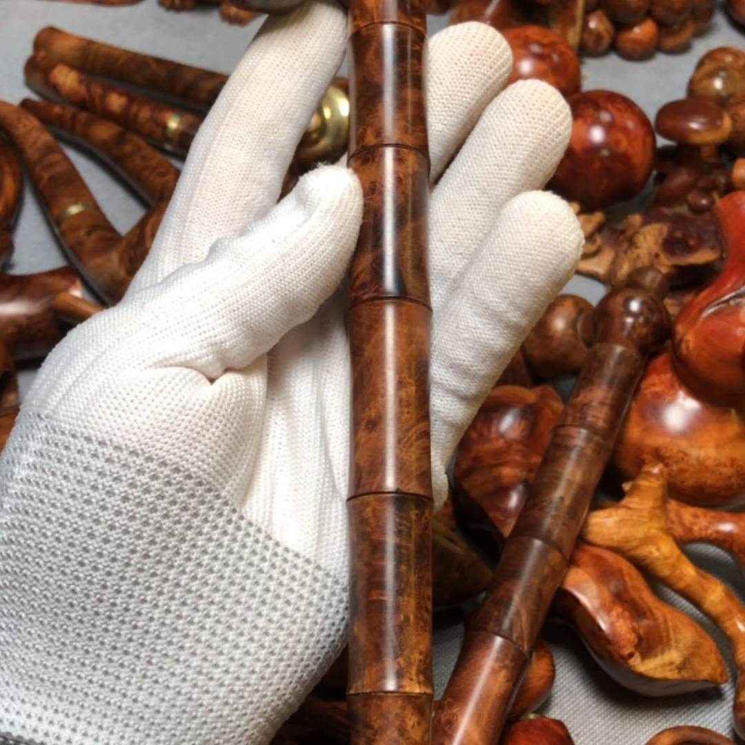 【闪购商品】木麻梨疙瘩火琉璃手把